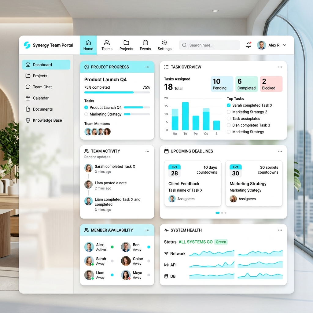 Portail collaboratif SynergyOS